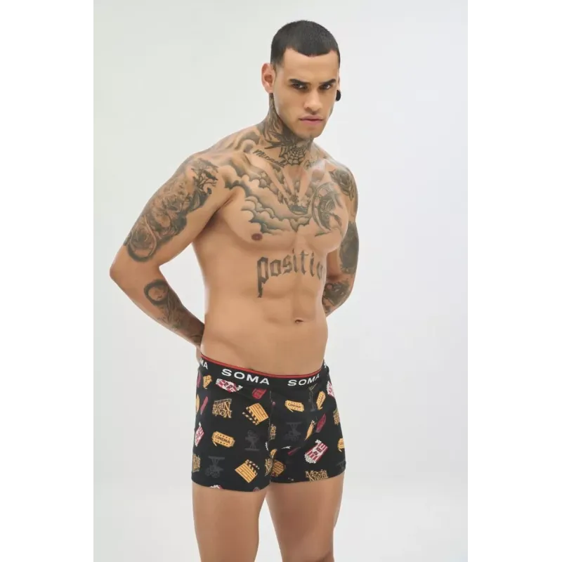 Soma Ανδρικό Boxer με σχέδια CINEMA Βαμβακερό