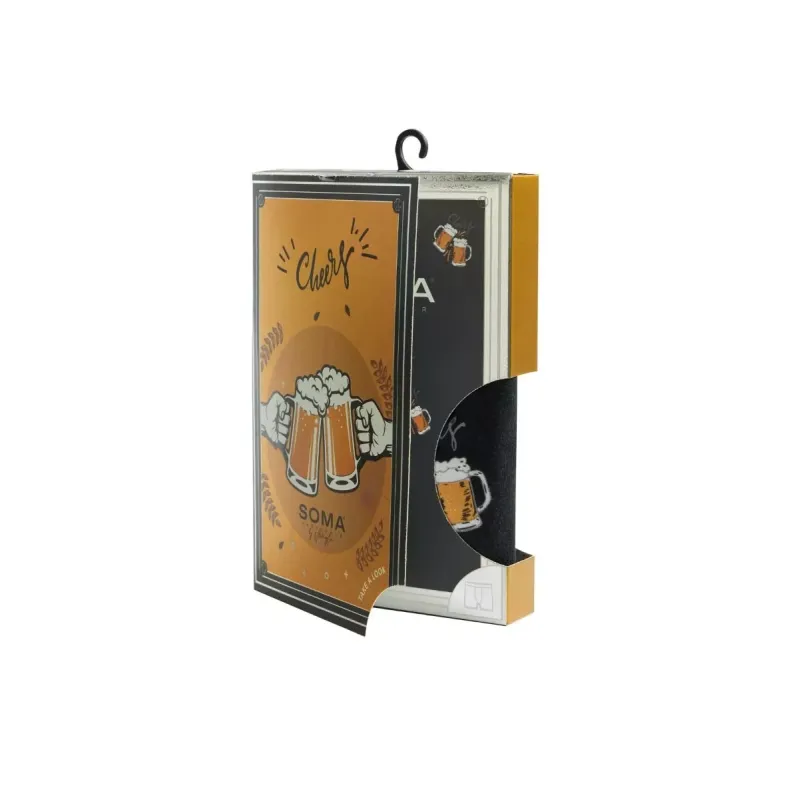 Soma Ανδρικό Boxer με σχέδια BEERS & CHEERS Βαμβακερό Soma Ανδρικό Boxer με σχέδια BEERS & CHEERS Βαμβακερό