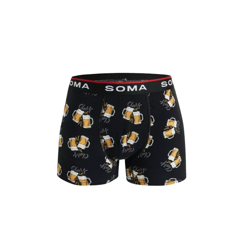 Soma Ανδρικό Boxer με σχέδια BEERS & CHEERS Βαμβακερό Soma Ανδρικό Boxer με σχέδια BEERS & CHEERS Βαμβακερό