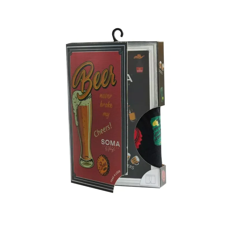 Soma Ανδρικό Boxer με σχέδια CHEERS & DRINKS Βαμβακερό Soma Ανδρικό Boxer με σχέδια CHEERS & DRINKS Βαμβακερό