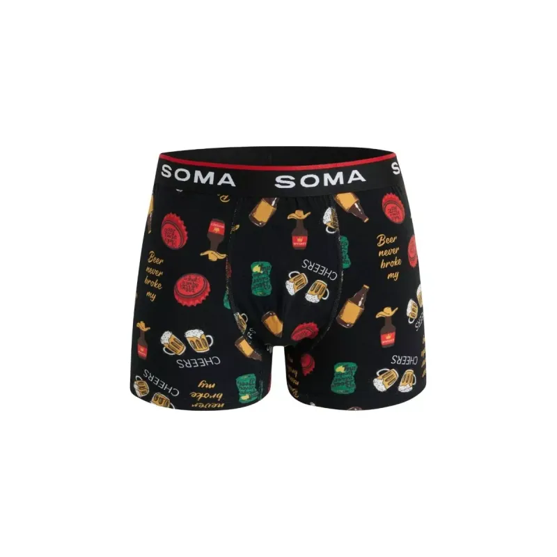 Soma Ανδρικό Boxer με σχέδια CHEERS & DRINKS Βαμβακερό Soma Ανδρικό Boxer με σχέδια CHEERS & DRINKS Βαμβακερό