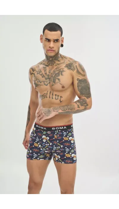 Soma Ανδρικό Boxer BOOM Βαμβακερό