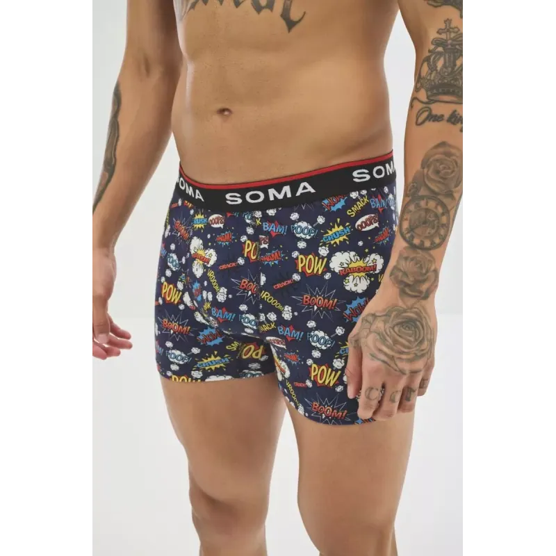 Soma Ανδρικό Boxer BOOM Βαμβακερό