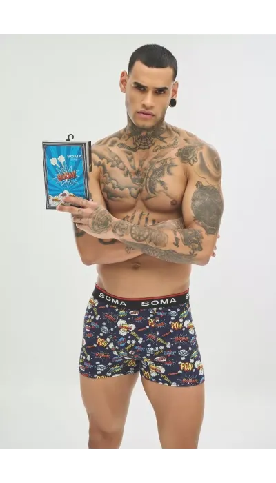 Soma Ανδρικό Boxer BOOM Βαμβακερό