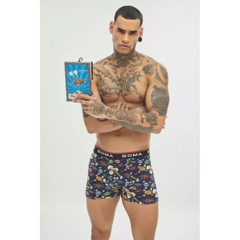 Soma Ανδρικό Boxer BOOM Βαμβακερό