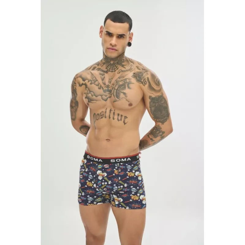 Soma Ανδρικό Boxer με σχέδια KETCHUP Βαμβακερό Soma Ανδρικό Boxer με σχέδια KETCHUP Βαμβακερό