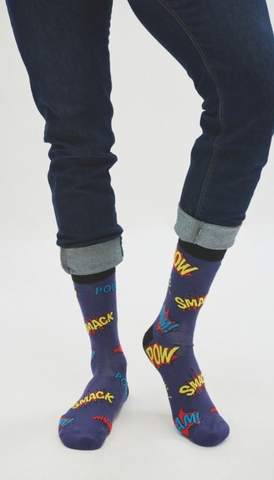 Soma Ανδρικές Κάλτσες με σχέδια BOOM