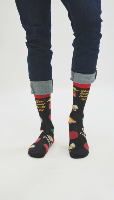 Soma Ανδρικές Κάλτσες με σχέδια CHEERS & DRINKS