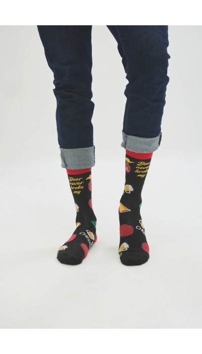 Soma Ανδρικές Κάλτσες με σχέδια CHEERS & DRINKS