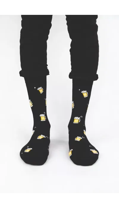 Soma Ανδρικές Κάλτσες με σχέδια DRINK BEER Soma Ανδρικές Κάλτσες με σχέδια DRINK BEER