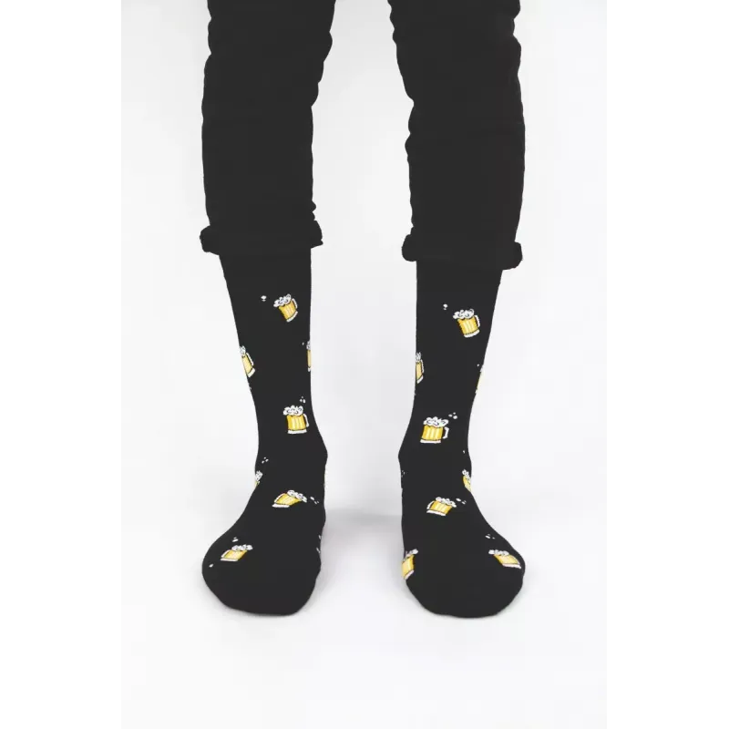 Soma Ανδρικές Κάλτσες με σχέδια DRINK BEER Soma Ανδρικές Κάλτσες με σχέδια DRINK BEER