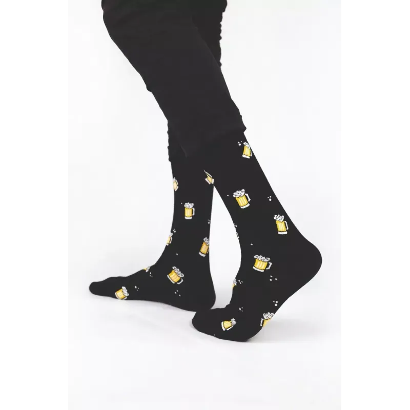 Soma Ανδρικές Κάλτσες με σχέδια DRINK BEER Soma Ανδρικές Κάλτσες με σχέδια DRINK BEER