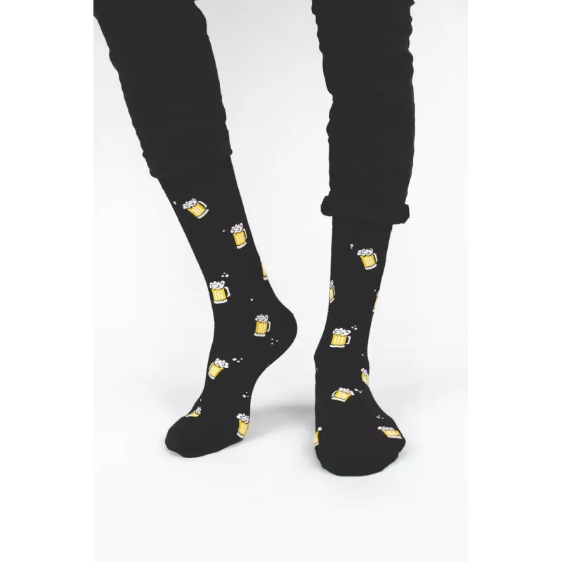 Soma Ανδρικές Κάλτσες με σχέδια DRINK BEER Soma Ανδρικές Κάλτσες με σχέδια DRINK BEER