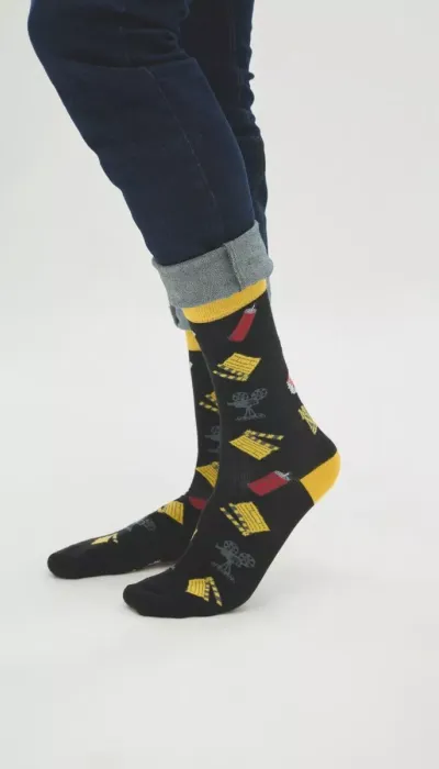 Soma Ανδρικές Κάλτσες με σχέδια CINEMA