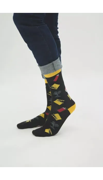 Soma Ανδρικές Κάλτσες με σχέδια CINEMA