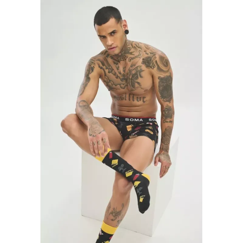 Soma Ανδρικές Κάλτσες με σχέδια CINEMA