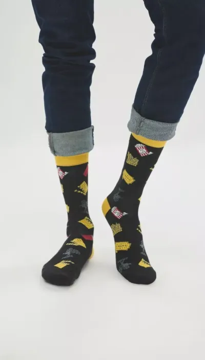 Soma Ανδρικές Κάλτσες με σχέδια CINEMA