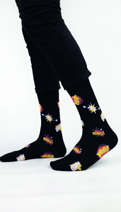 Soma Ανδρικές  Κάλτσες με σχέδια YES