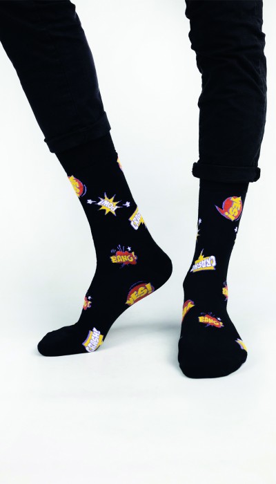 Soma Ανδρικές  Κάλτσες με σχέδια YES