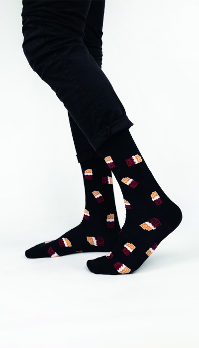 Soma Ανδρικές Κάλτσες με σχέδια CHOCOLATE