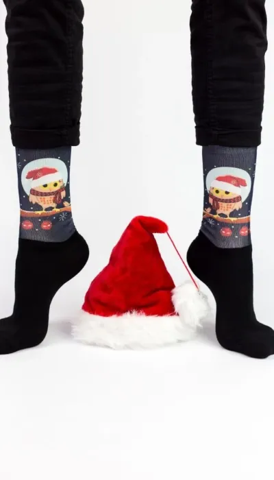 Trendy Κάλτσες Christmas Owl
