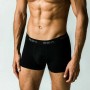 GSA Ανδρικό εσώρουχο boxer 3pack μαύρο