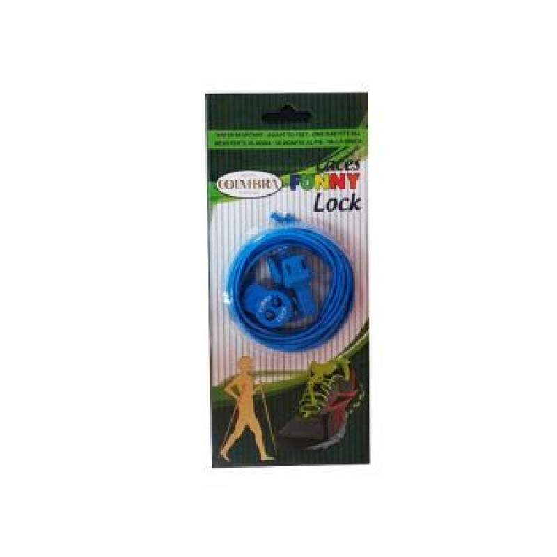 Coimbra Ελαστικά κορδόνια για παπούτσια Funny Lock μπλε Coimbra Ελαστικά κορδόνια για παπούτσια Funny Lock μπλε
