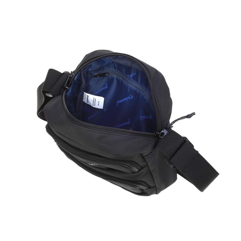 Diplomat Ανδρικό τσαντάκι χιαστί μαύρο