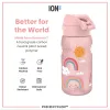 Ion8 Παιδικό Πλαστικό Παγούρι 350ml Panda - Χωρίς Διαρροές & BPA Free