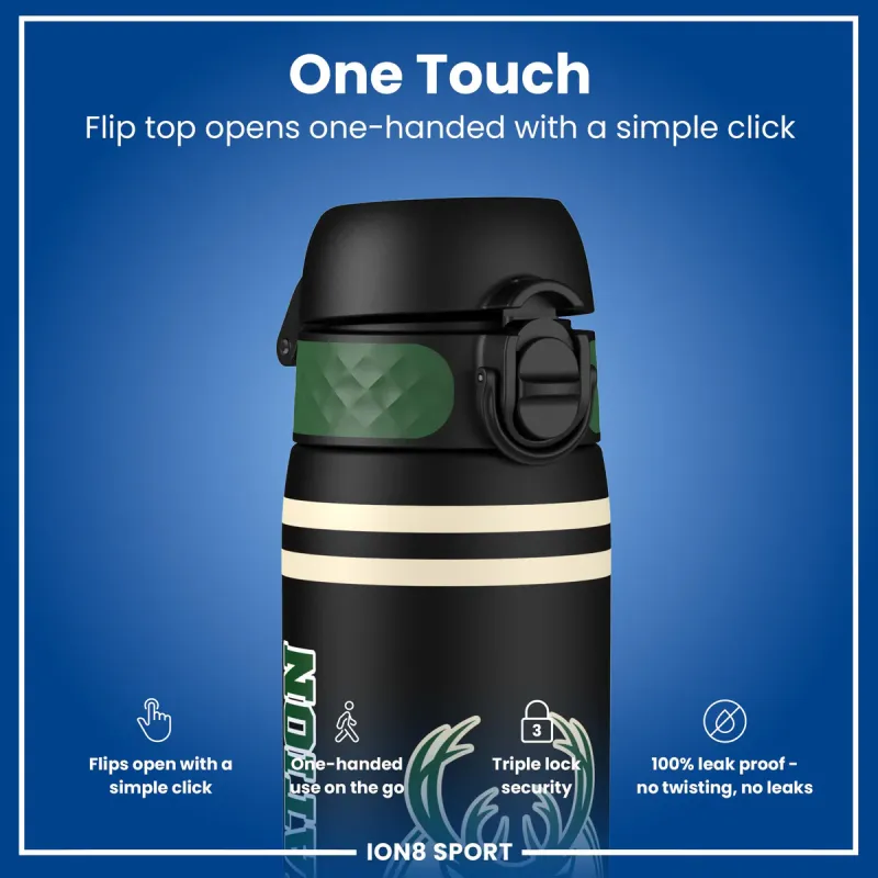 Ion8  Πλαστικό Παγούρι Slim NBA Milwaukee Bucks 500ml 