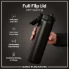 Ion8 Μεταλλικό μπουκάλι 1200ml μαύρο