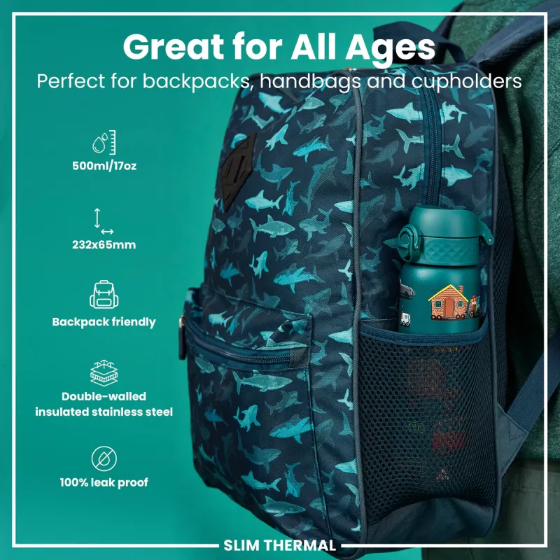 Ion8 Μπουκάλι θερμός οχήματα slim 500ml Ion8 Μπουκάλι θερμός οχήματα slim 500ml