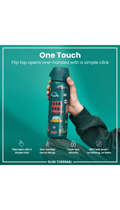 Ion8 Μπουκάλι θερμός οχήματα slim 500ml Ion8 Μπουκάλι θερμός οχήματα slim 500ml