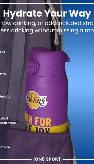 Ion8 Μεταλλικό Ισοθερμικό Μπουκάλι 750ml NBA Los Angeles Lakers