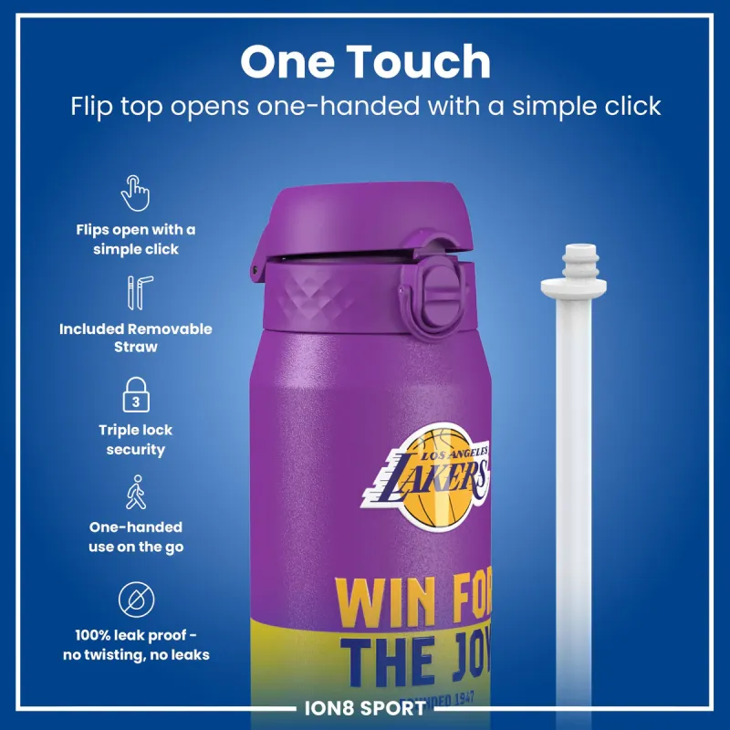 Ion8 Μεταλλικό Ισοθερμικό Μπουκάλι 750ml NBA Los Angeles Lakers Ion8 Μεταλλικό Ισοθερμικό Μπουκάλι 750ml NBA Los Angeles Lakers