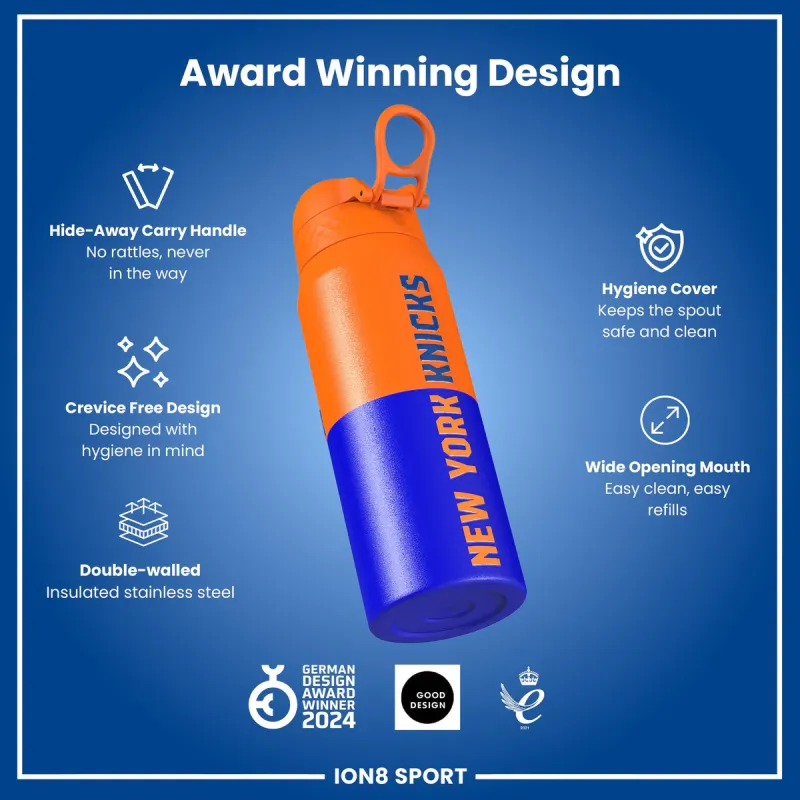 Ion8 Μεταλλικό Ισοθερμικό Μπουκάλι 750ml NBA New York Knicks