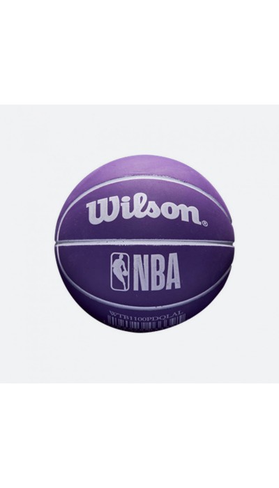 Wilson NBA Dribbler Los Angeles Lakers Mini Μπάλα Μπάσκετ Μωβ Wilson NBA Dribbler Los Angeles Lakers Mini Μπάλα Μπάσκετ Μωβ