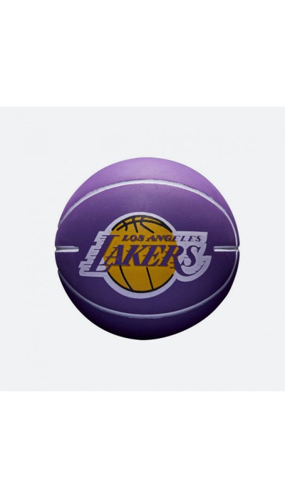 Wilson NBA Dribbler Los Angeles Lakers Mini Μπάλα Μπάσκετ Μωβ 