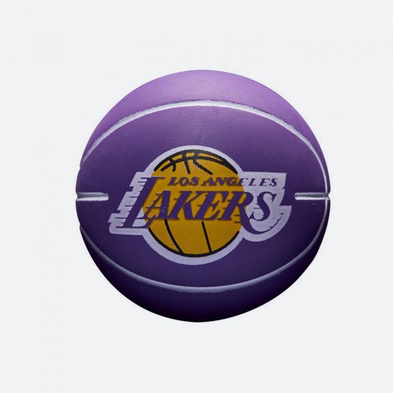 Wilson NBA Dribbler Los Angeles Lakers Mini Μπάλα Μπάσκετ Μωβ Wilson NBA Dribbler Los Angeles Lakers Mini Μπάλα Μπάσκετ Μωβ