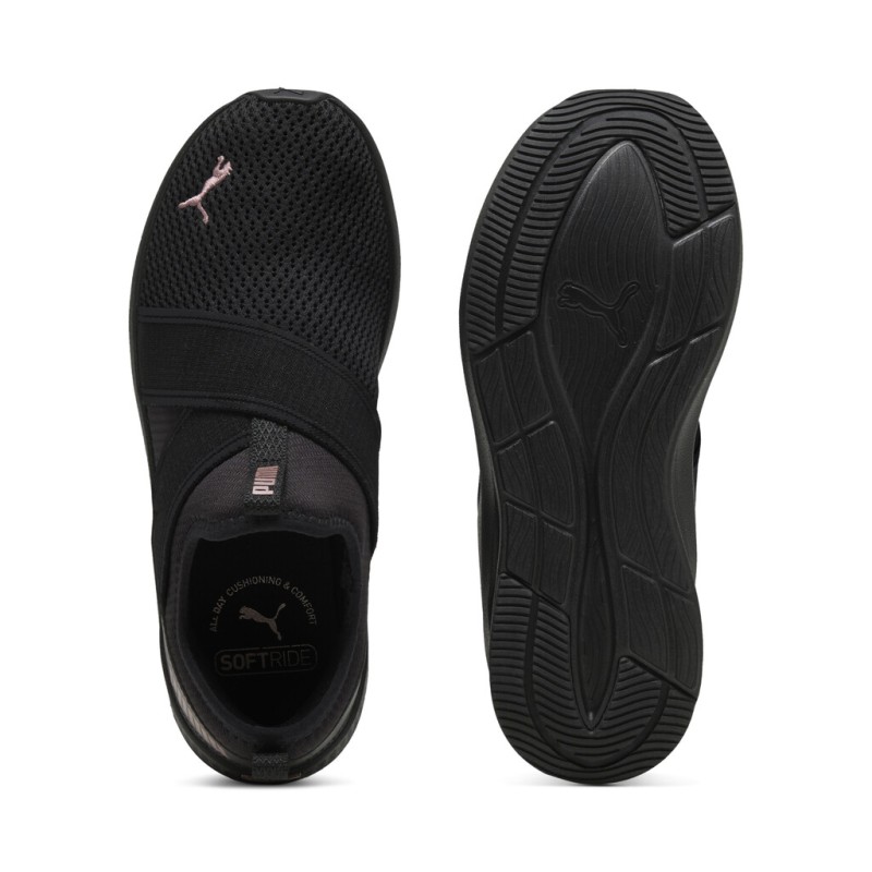 Puma Γυναικεία παπούτσια Softride Harli Slip on μαύρα