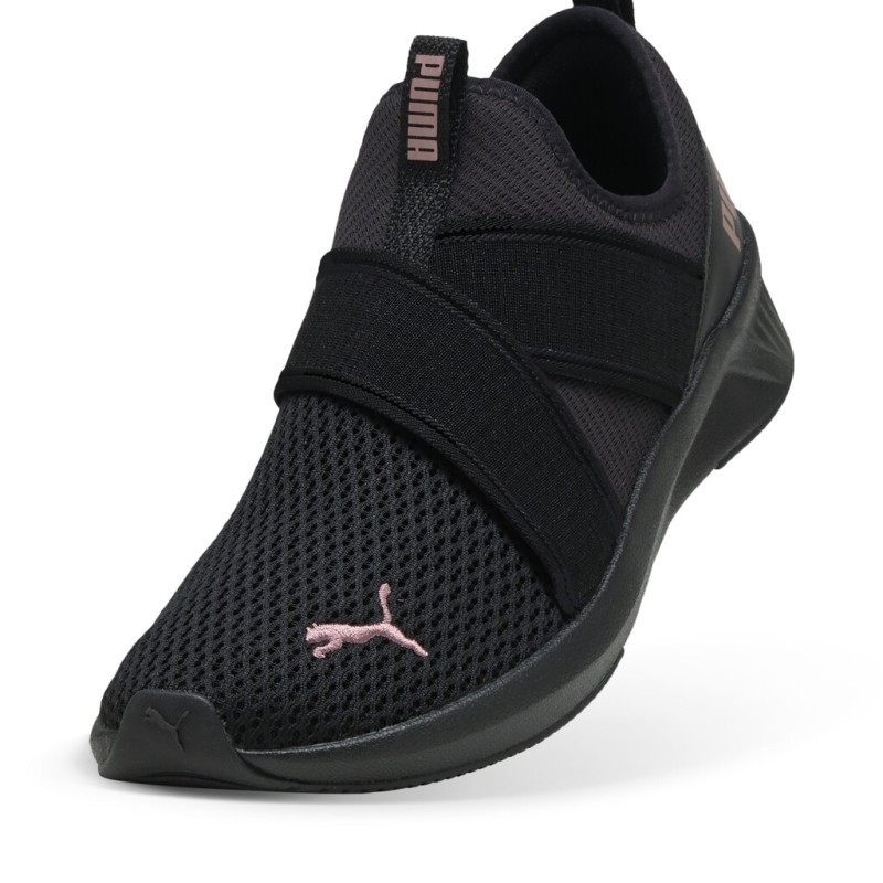 Puma Γυναικεία παπούτσια Softride Harli Slip on μαύρα