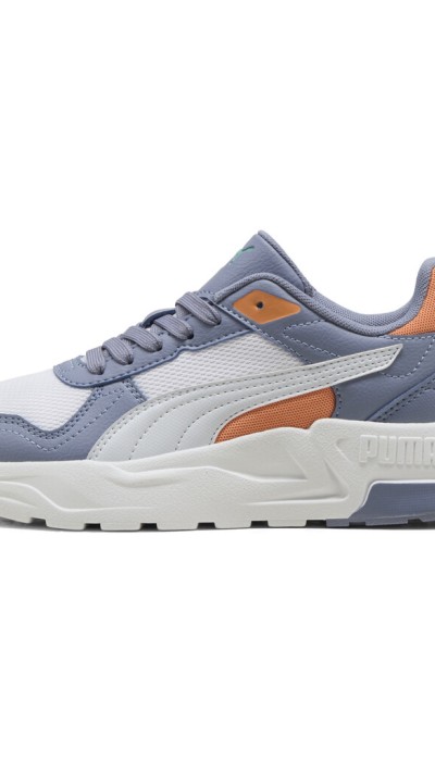 Puma Εφηβικά αθλητικά παπούτσια sneakers  Trinity 2 LT  γκρι