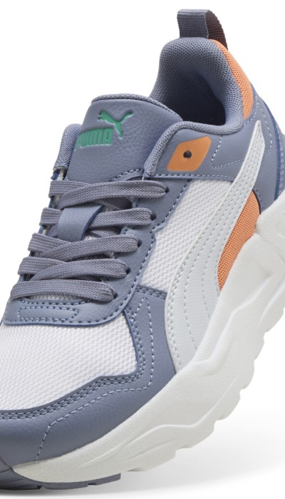 Puma Εφηβικά αθλητικά παπούτσια sneakers  Trinity 2 LT  γκρι