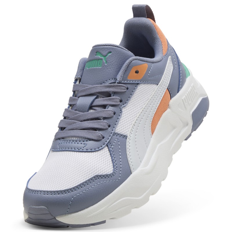 Puma Εφηβικά αθλητικά παπούτσια sneakers Trinity 2 LT γκρι Puma Εφηβικά αθλητικά παπούτσια sneakers Trinity 2 LT γκρι