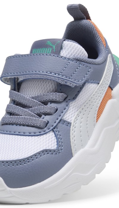 Puma Μπεμπέ αθλητικά παπούτσια sneakers Trinity 2 LT  γκρι