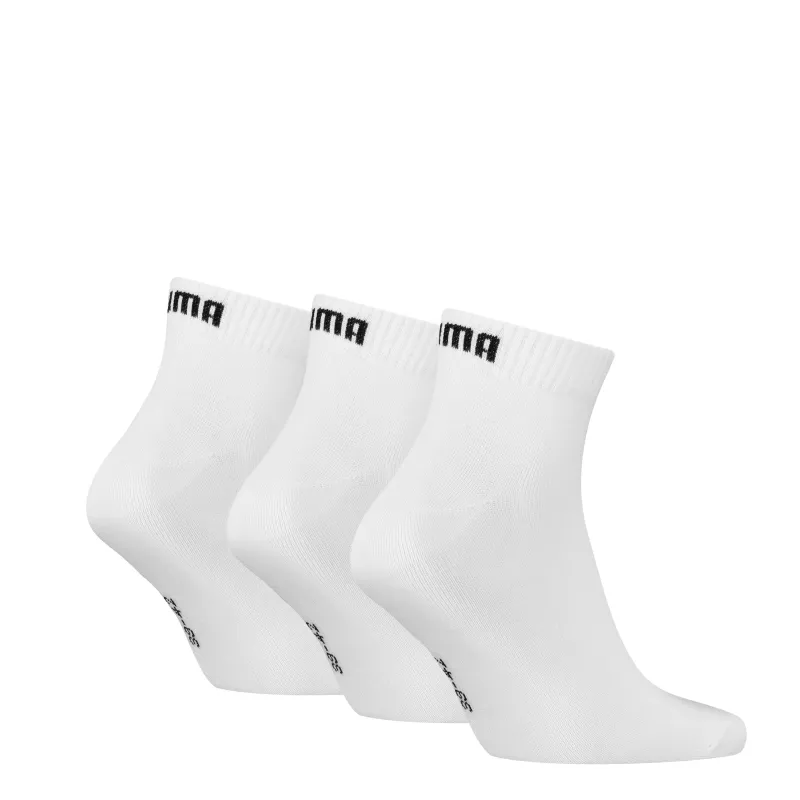 Puma Unisex Κάλτσες αστραγάλου Quarter 3 ζευγάρια