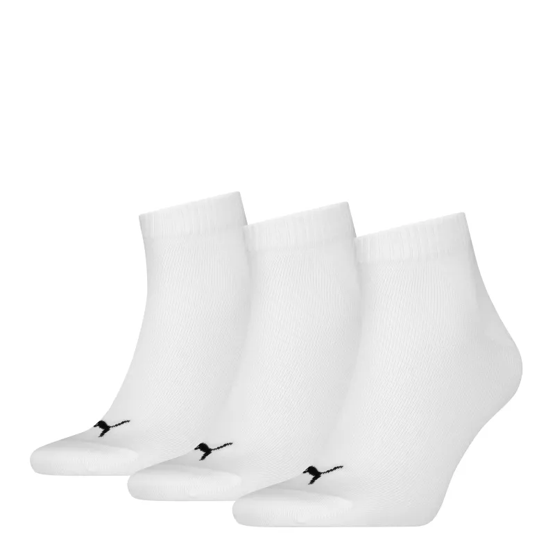 Puma Unisex Κάλτσες αστραγάλου Quarter 3 ζευγάρια