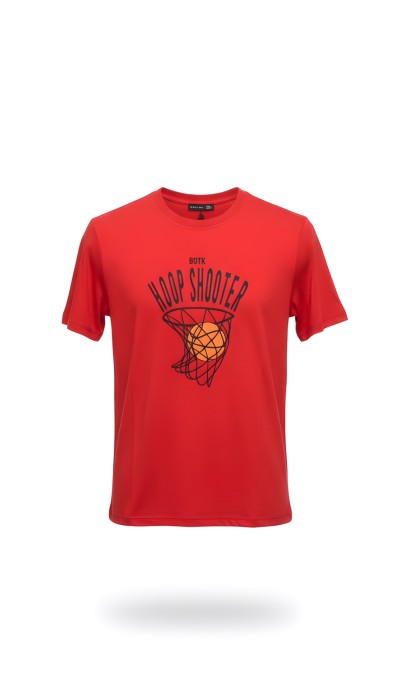 BodyTalk Παιδική κοντομάνικη μπλούζα με καλάθι του basket κόκκινη
