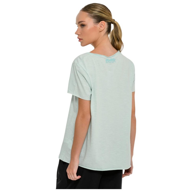 BodyTalk Γυναικεία κοντομάνικη μπλούζα με V μέντα