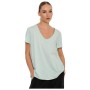 BodyTalk Γυναικεία κοντομάνικη μπλούζα με V μέντα